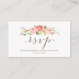 Roos Tuin Bloemen Bruiloft E-mail RSVP Informatiekaartje