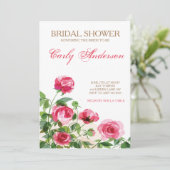 Roos Tuin Bridal Shower Kaart (Staand voorkant)