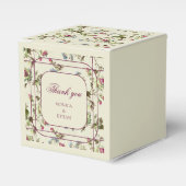  roos Tuin bruiloft gunstbox Bedankdoosjes (Voorkant Zijde)