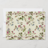  roos tuin bruiloft save the date (Achterkant)