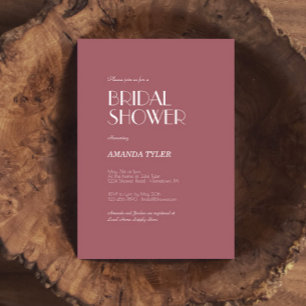 Roos Tuin   Donker Roos bruiloft Vrijgezellenfeest Kaart