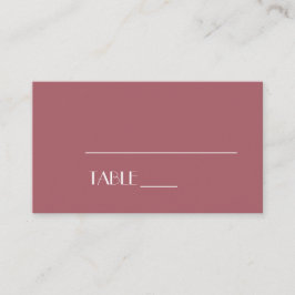 Roos Tuin | Donker Roos trouwplaats kaart Plaatskaartje