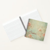 roos Tuin Dromerig Bloemenjournaal notitieboek (Binnen)