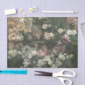 Roos tuin in mei tissuepapier (Craft)