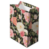  Roos Tuin in Noir Blush Medium Cadeauzakje (Achterkant Gekanteld)