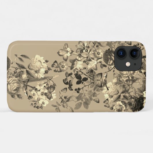  Roos Tuin Klassieke neutraal Case-Mate iPhone Case (Achterkant (horizontaal))