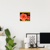 Roos Tuin Mod Chic Classy Bloemen Bloemen Poster (Thuiskantoor)