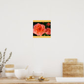 Roos Tuin Mod Chic Classy Bloemen Bloemen Poster (Keuken)