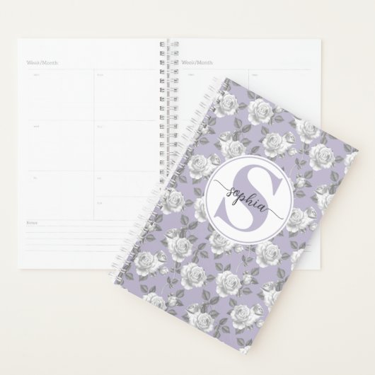 Roos Tuin Monogram Lavendel Planner (Display)