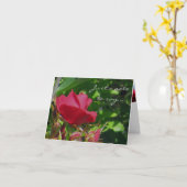 Roos Tuin Note Kaart (Gele Bloem)