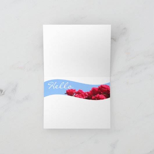 Roos Tuin Note Kaart (Binnen)