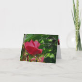 Roos Tuin Note Kaart (Voorkant)