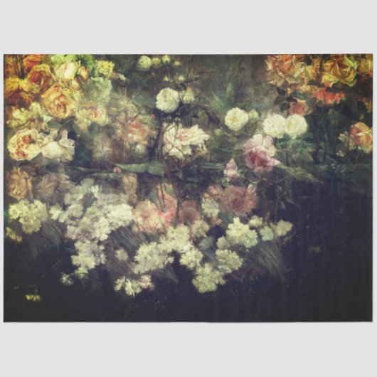 Roos Tuin Schilderen door Dewing Decoupage Tissuepapier (Voorkant)