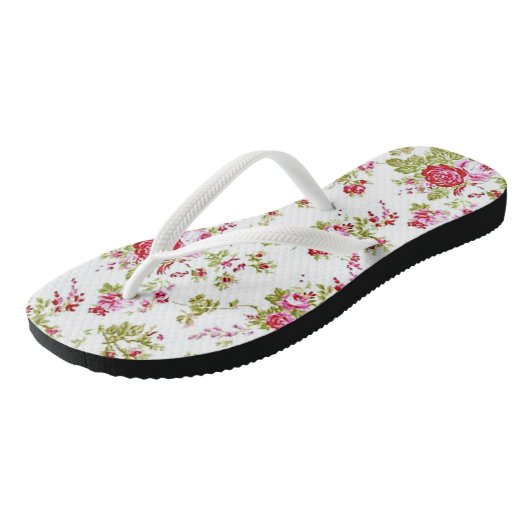 Roos Tuin Teenslippers (Schuin)