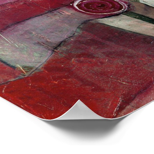 Roos Tuin van Paul Klee Poster (Hoek)