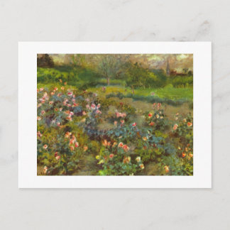 Roos Tuin van Renoir, prachtige impressionistische Briefkaart
