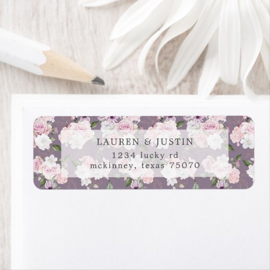 Roos Tuinbloem Rendelabel Etiket (Insitu)