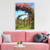 Roos Tuinbogen van Elizabeth Park Canvas Print (Insitu (Woonkamer))