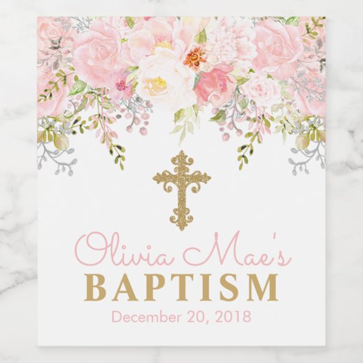 Roos Tuinbont Wijnfleslabels Wijn Etiket (Enkel label)