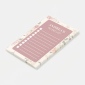 Roos tuinbouillon Post-it® Notes (Schuin)
