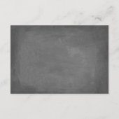 Roos tuinbouwkaart — Details bruiloft Informatiekaartje (Achterkant)