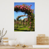 Roos Tuinkerken van Elizabeth Park Poster (Keuken)