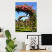 Roos Tuinkerken van Elizabeth Park Poster (Thuiskantoor)