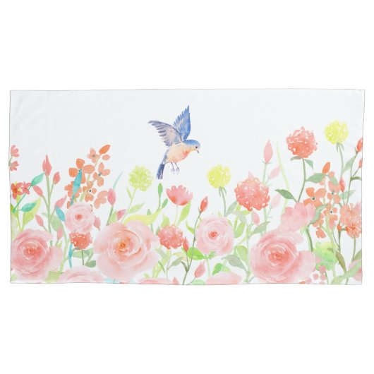 roos tuinkloofkap omkeerbare kleur 2 kussensloop (Voorkant)