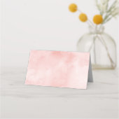 Roos tuinkrabben gevouwen tent plaatskaartje (Achterkant)