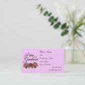 Roos Tuinman Custom Visitekaartje Roze (Staand voorkant)