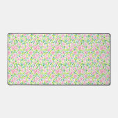 Roos tuinpakpapier bureaumat (Voorkant)