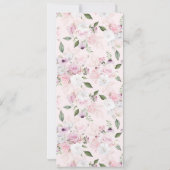 Roos Tuinvogel Wuwelijk Binnendrukken Uitnodiging (Achterkant)