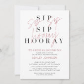 Roos Typografie voor de hele dag Virtuele Vrijgeze Kaart (Voorkant)