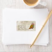 Roos Uil Whitewash Floral label (Insitu)