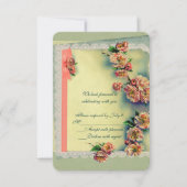 Roos uit grootmoeders tijd RSVP Kaart (Voorkant)