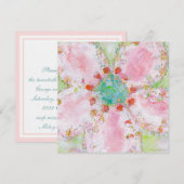 Roos Uitnodiging (Voorkant / Achterkant)