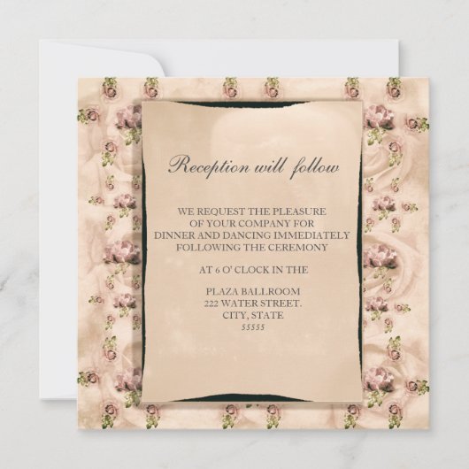  Roos - Uitnodiging tot ontvangst (Voorkant)