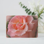 Roos Uitnodigingen Speciale RSVP-kaarten voor Wild (Staand voorkant)