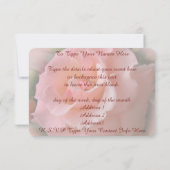 Roos Uitnodigingen Speciale RSVP-kaarten voor Wild (Achterkant)