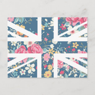 Roos Union Jack British (UK) Briefkaart