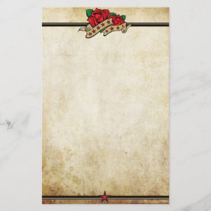 Roos Urban Tattoo Thmed Briefpapier