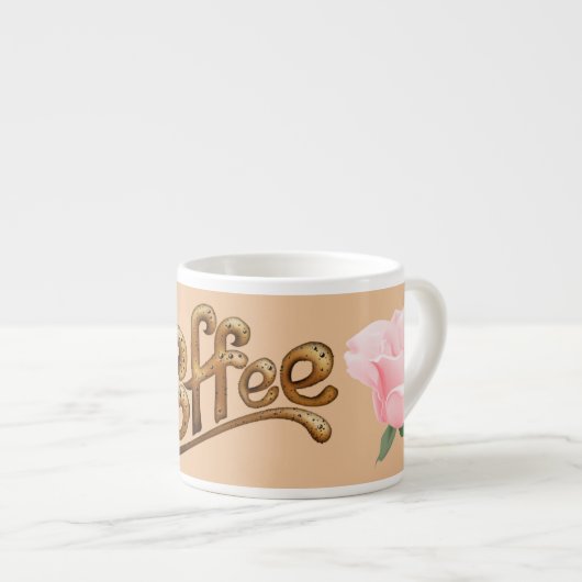 Roos Valentijnsdag Espresso Kop (Voorkant rechts)