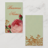 Roos van Blenheim - Elegant Sage Green - Swing lab Visitekaartje (Voorkant / Achterkant)