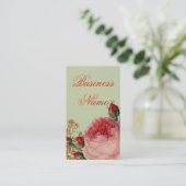 Roos van Blenheim - Elegant Sage Green - Swing lab Visitekaartje (Staand voorkant)