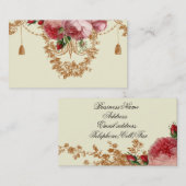 Roos van Blenheim, ivoor Visitekaartje (Voorkant / Achterkant)