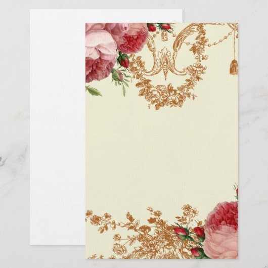 Roos van Blenheim - Ivoorkust - Persoonlijk Briefpapier (Voorkant / Achterkant)