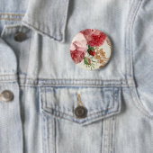 Roos van Blenheim - Summer Sky Ronde Button 5,7 Cm (In situ)