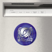 Roos van Charles Rennie Mackintosh Magneet (Insitu (Vaatwasser))