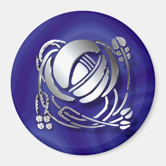 Roos van Charles Rennie Mackintosh Magneet (Voorkant)