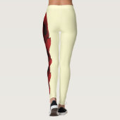 Roos van Cream Oklahoma State Oklahoma Bloedfluite Leggings (Achterkant)